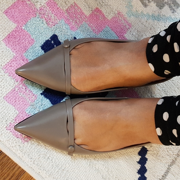 Spanish Leather Elegant Pointy Flats 36 - Picture 3 of 17